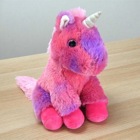 Spark. Create. Imagine. 9" Bright Eye Purple & Pink Unicorn Plush