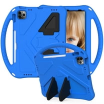 Allytechgroup Kids Case for iPad Pro 11 Inch 4th/3rd/2nd/1st Gen,  iPad Air 4 /5 EVA Shockproof Heavy Duty Case with Foldable Kickstand / Handle Kids Friendly Case for Boys Girls Children, Blue