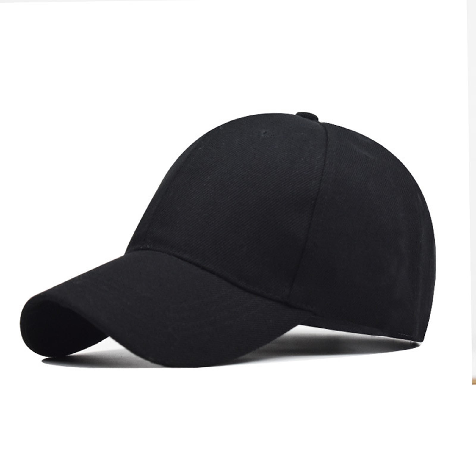 Sksloeg Hats for Men and Women Color Block Distressed Baseball Cap Dad Golf  Hat for Men Women,Black One Size 