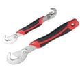 thumbnail image 3 of Multifunctional Wrench, Pipe Wrenches 2pcs Easy Adjustment 9-45mm Opening  for Maintenance, 3 of 8