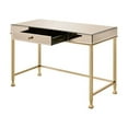 thumbnail image 3 of Ergode Writing Desk Smoky Mirrored and Champagne Finish, 3 of 4