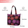thumbnail image 4 of Pioneer Flower Floral Print Pattern Travel Tote Bags for Women Carry On,Large Weekender Bags for Women Travel,Multi Functional Duffle Bag for Work,Shopping,Sports, 4 of 5
