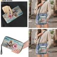 thumbnail image 3 of ZUXONGSY Conch Hibiscus Starfish Print Women's PU Leather Hobo Bag & Wallet Set, Stylish Crossbody Satchel with Adjustable Strap, Large Capacity for Shopping Work Business, 3 of 5