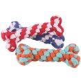thumbnail image 1 of 3PCS Bone Rope Dog Toy Bite-resistant Creative Dog Chew Rope Dog Teething Rope, 1 of 10