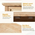 thumbnail image 5 of May in Color 2-Door Storage Cabinet, Accent Buffet Sideboard Cabinet, for Hallway, Dining Room, Living Room, Entryway, Natural, 5 of 9