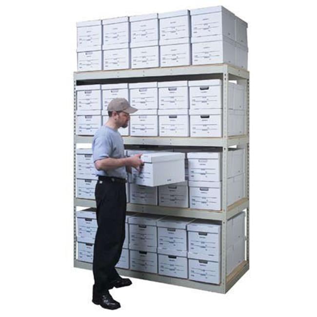 Hallowell RS4230844SP Rivetwell, Record Storage Shelving 42 in. W x 30