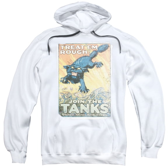 Army Treat Em Rough Mens Pullover Hoodie