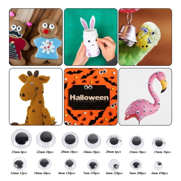 DIY Juguetes Ojos Ojos De Plástico, Accesorios Para Muñecas Juguetes Ojos, Autoadhesivos DIY Juguetes Para Animales De Peluche Juguetes Accesorios DIY Ojos De Plástico Oso