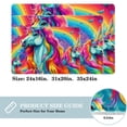 thumbnail image 2 of Unicorn Area Rugs: Polyester Non-Slip Kitchen Mat Office Rug - Machine Washable, 2 of 6