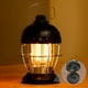 thumbnail image 1 of Lámpara de camping LED recargable de 5000 mAh, batería de linterna de camping retro con 350 lm blanco cálido, duración de 70 luces, continuamente regulable, 3 modos de luz, antorcha de luz de, 1 of 6