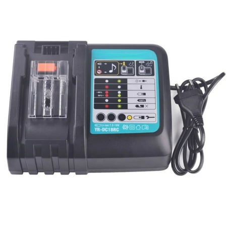 

WAGXAA Powerful and convenient DC18RC Li-ion battery charger with USB port for BL1830 and BL1430 14.4V/18V power tools. Versatile and efficient with optimized 3A current for quick chargin