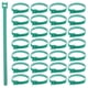 thumbnail image 1 of Cord Ties Hook and Loop for Electrical Cords Green Nylon Cable Organizer Reusable 100Pcs, 1 of 4