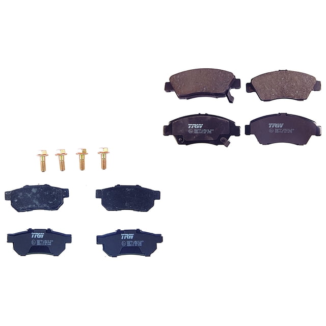 Set Balatas Bajos Metales Fit 2010 A 2013 Honda TRW .