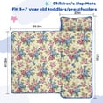 thumbnail image 5 of Pioneer Flower Floral Print Pattern Toddler Nap Mats for Kids Preschool,Sleeping Mat Bag or Kids,Toddler Sleeping Bag,Toddler Nap Mat or Daycare, 5 of 6