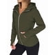 thumbnail image 3 of Sudaderas con Capucha y Cremallera para Mujer, Chaquetas de Forro , Sudaderas de Gran Tamaño, Conjuntos de Moda de Otoño, Suéteres, Ropa de Invierno. Verde S, 3 of 9