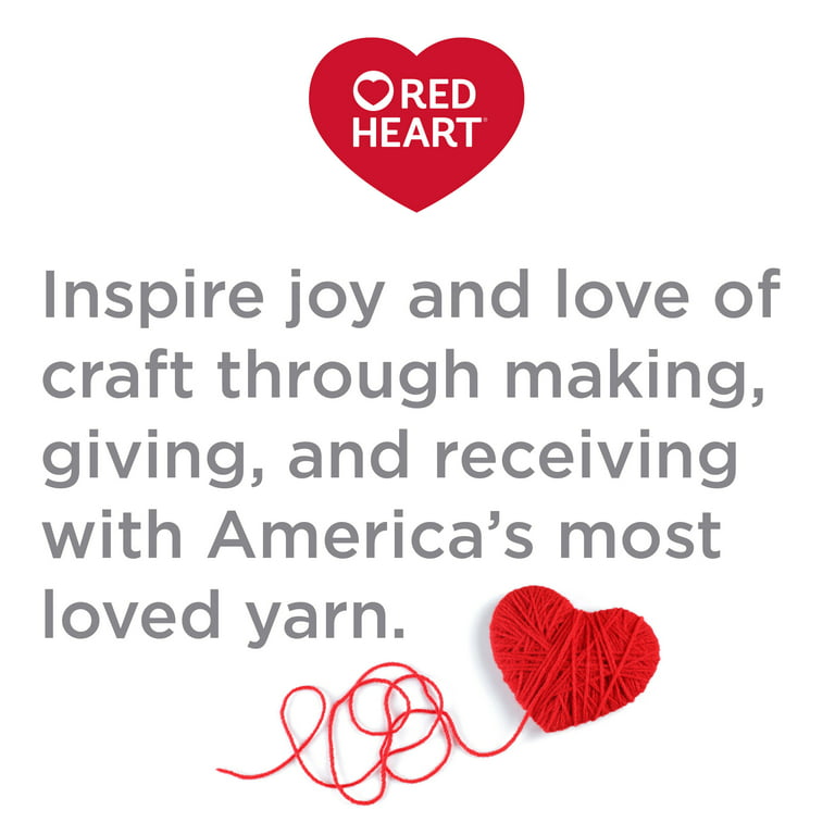 RED HEART Super Saver® Skein of Yarn (#0390) Hot Red Rouge, 7 oz 364 Yards  - NEW
