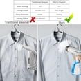 thumbnail image 2 of Garment Steamer, 1500w 280ml Portable Vertical Steam Iron Fast Heat Handheld Garment Steamer, Travel Garment Steamer For Fabrics And Textiles (us Spec, 2 of 5