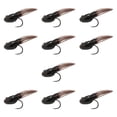 thumbnail image 2 of S SERENABLE 10 Pieces Fishing Lures Tadpole Shape Easy Catching Lures for Bass Men Trout S, 2 of 9