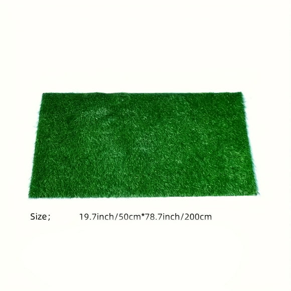 HLONK 1pc High-Density Pet-Friendly Artificial Grass Turf 10mm Premium Fake Lawn with Durable Polyurethane Backing for Indoor/Outdoor Garden Playground and Decor