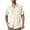 Apricot, variant on POENTAB Short Sleeve Fishing Shirts for Men Quick Dry Sun Protection UPF 50+ Button Down Shirt Hiking Safari Beach Travel Clothes Beige