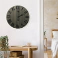 thumbnail image 7 of Elegant Designs Handsome 21" Rustic Farmhouse Wood Wall Clock, Rustic Gray, 7 of 7