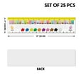 thumbnail image 3 of WIRESTER Set 25pcs Name Plates for Classroom School Student, Name Plate for Desk With Alphabet, Number Line, Ruler & More Classroom Essentials - Alphabet Vehicle Types, 3 of 8