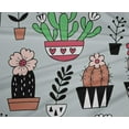 thumbnail image 5 of oneOone Organic Cotton Voile Fabric Leaves & Floral Block Print Fabric BTY 42 Inch Wide, 5 of 5