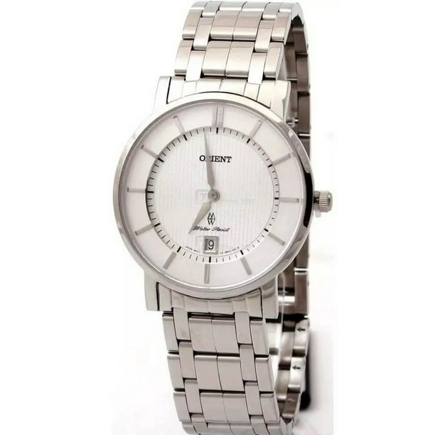 Orient FGW01006W0 Classic Stainless Steel White Dial Quartz Mens