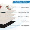 thumbnail image 3 of FORMRS 13"-13.3" Laptop Sleeve Protective Case Soft Carrying Quilted Computer Bag Cover, White Christmas Holly, 3 of 7