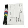 thumbnail image 3 of Freer Director Film Clapboard Action Scene Clapper Board Wooden Movie Film Clap Slate, L, Colorful, 3 of 6
