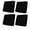 Black, variant on Outdoor Patio Cushion Covers 2 Pack Green Patio Chair Cushion Covers with Ties and Zipper Solid Color Waterproof Outdoor Seat Cushion Covers for Patio Furniture 24"x24"