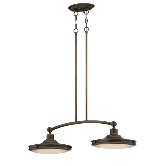 Nuvo Lighting 62/163 Houston 2 Light Led Pendant - Brass