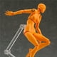 thumbnail image 2 of Injueey Juguetes modelo de cuerpo humano de PVC con exquisitos juguetes cognitivos científicos para niños, muñeca Kun, elección de regalo pinturas macho naranja, 2 of 6