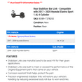 thumbnail image 2 of Rear Stabilizer Bar Link - Compatible with 2017 - 2020 Hyundai Elantra Sport 1.6L 4-Cylinder 2018 2019, 2 of 2