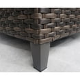thumbnail image 2 of Barbados 6-PC Two-Tone Wicker Sectional Set with 2 Corners in Charcoal Cushion, 2 of 4