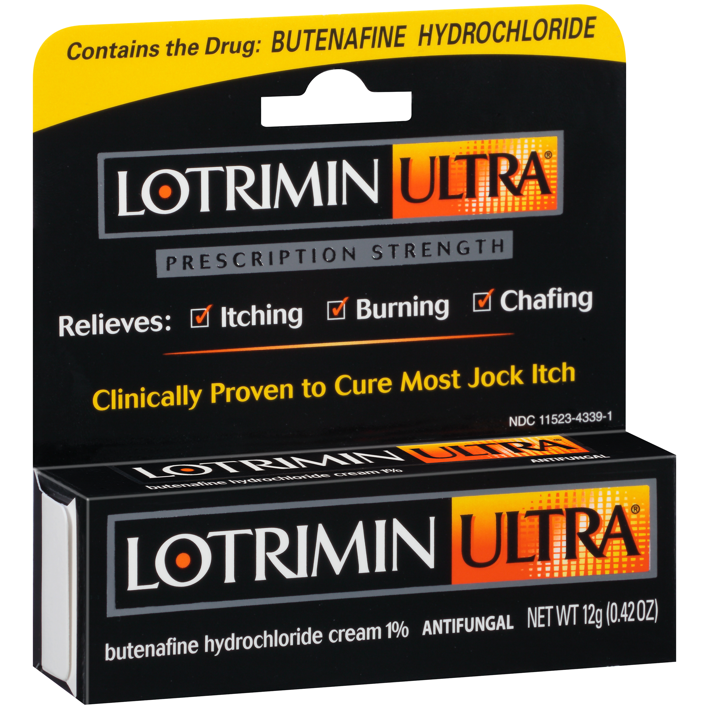 Lotrimin Ultra Extra Strength Jock Itch Treatment Cream, 0.42 oz Tube - image 6 of 9