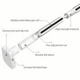 thumbnail image 4 of Tringle de Garde-Robe Télescopique Robuste Sans Perçage 22 mm (70-120 cm) - Tige de Tension Réglable en Acier Inoxydable pour Garde-Robe et Étagères, 4 of 9