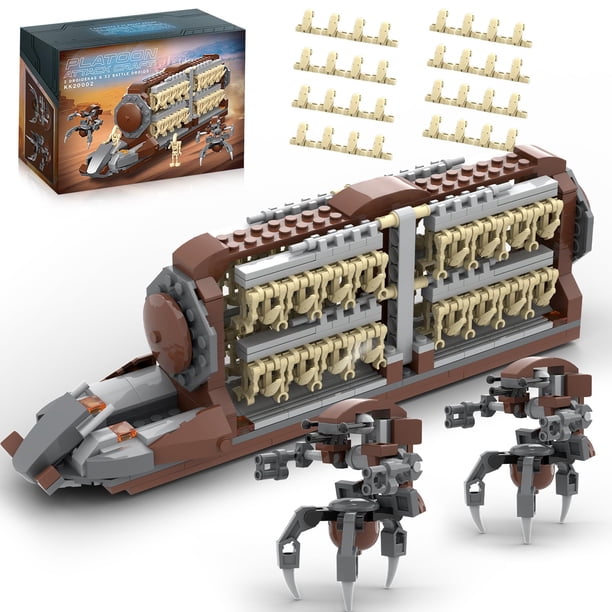 Set de construcción BrickTribe Battle Army Clone Platoon con 537 piezas