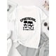 thumbnail image 3 of Women's Fashionable White T-Shirt with "EPHEMERAL" Graphic Print - Casual Round Neck Short Sleeve, Comfortable Polyester Blend, Ideal for Summer, Casual Attire|Casual Style|Glossy Fabric, 3 of 8