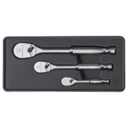 GearWrench Kdt81206f 84 Tooth 3 Pc. Full Polish Ratchet Set