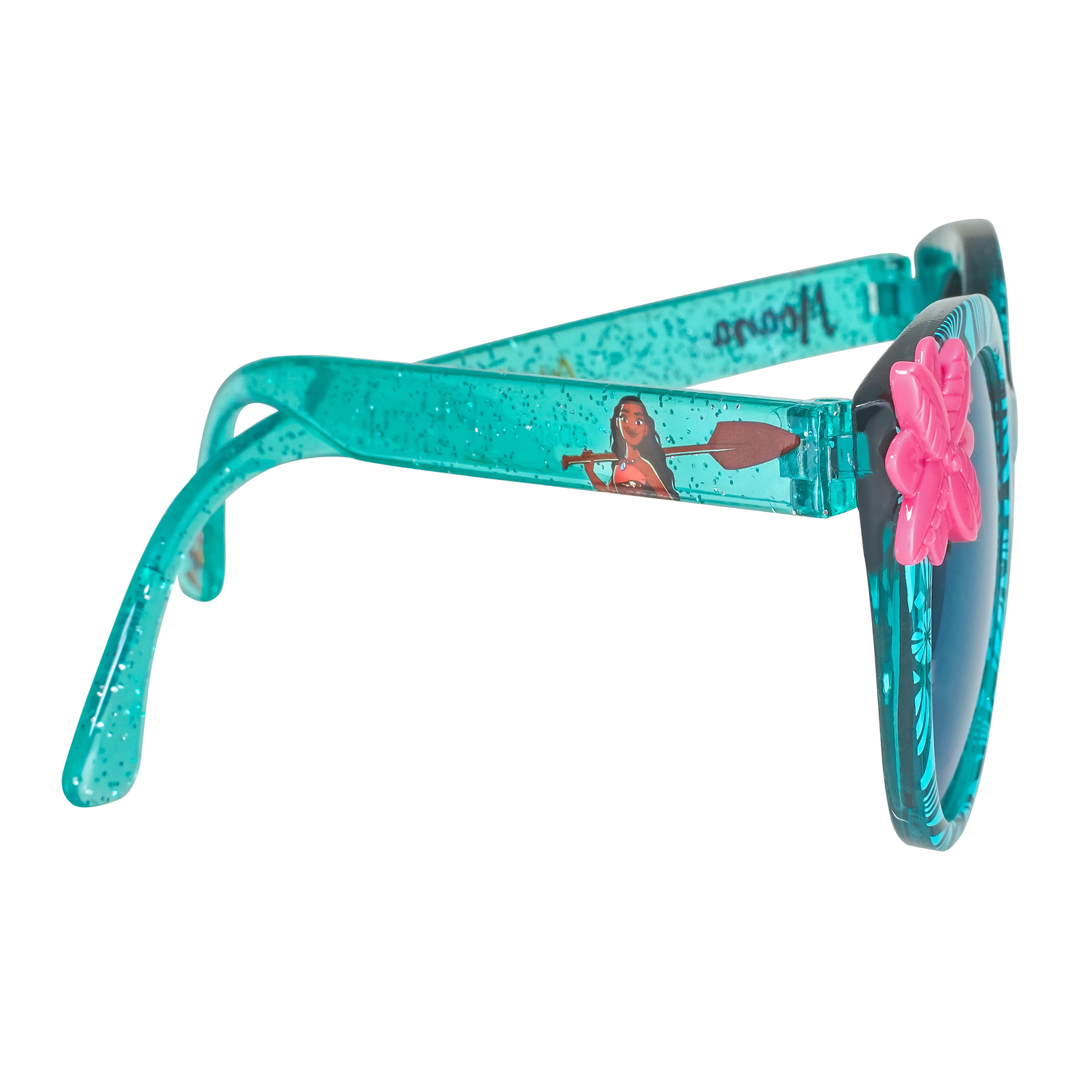 Disney Moana Blue Glitter Cateye Kids Sunglasses - Walmart.com