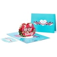 thumbnail image 6 of Yihuala Sustainable Recycled Paper 3D Popup Greeting Card for Valentines Day Personalization Romance Surprise, 6 of 9