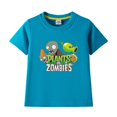 thumbnail image 5 of Plants Vs. Zombies Pure Cotton Short-sleeved T-shirt Children's Loose Breathable Top, 5 of 5