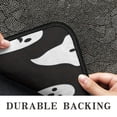 thumbnail image 6 of Black Halloween Ghosts Door Rugs,Washable Non Slip Door Mats Indoor,Decorative Door Mats,Entry Mat Indoor for Entrance,Bedroom,Kitchen,Bathroom,30"x17", 6 of 6