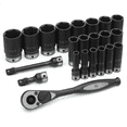 thumbnail image 2 of Grey Pneumatic 82622D 1/2" Dr. 22pc Fractional Deep Duo-Socket Set - 6 Pt, 2 of 2