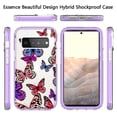 thumbnail image 2 of SOGA Hybrid Shockproof Phone Cover Designed for Google Pixel 6 Case - Butterfly, 2 of 4