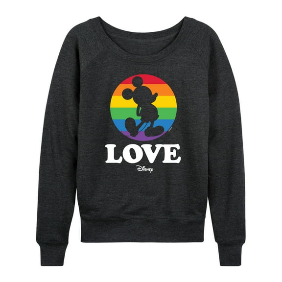 Disney - Love Mickey Pride - Women's Lightweight French Terry Long Sleeve Shirt