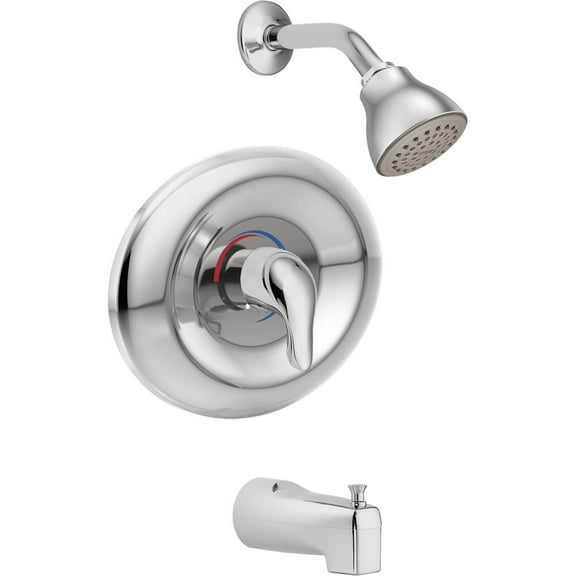 Moen L2369EP Chateau Single Handle Posi-Temp Tub & Shower Faucet Trim Chrome