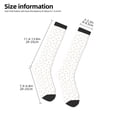thumbnail image 5 of Daiia Sports Socks Rabbit And Carrot Printed Novelty Crew Socks for Men Women Knee High Socks Cotton Socks Soft & Breathable Support Unisex Socks, 5 of 9