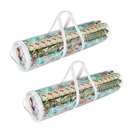 Elf Stor Set of 2 Wrapping Paper Storage Bags